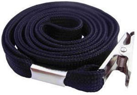 Prikažite detalje za Konop za akreditiv s kopčom 10mmx90cm crni Slika Konop za akreditiv s kopčom 10mmx90cm crni