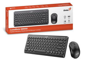 Prikažite detalje za Set Genius tipkovnica Luxemate Q8000 + Miš bežični Slika Set Genius tipkovnica Luxemate Q8000 + Miš bežični