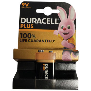 Picture of Baterija alkalna 9V Plus Duracell 6LR61 blister