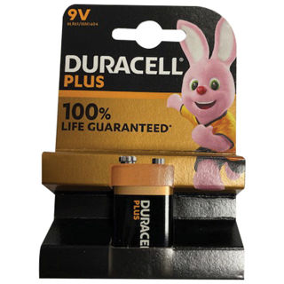 Slika Baterija alkalna 9V Plus Duracell 6LR61 blister