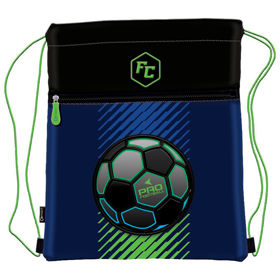 Prikažite detalje za Vrećica za tjelesni Pro Football 21.Connect crno-plavo-fluo zelena Slika Vrećica za tjelesni Pro Football 21.Connect crno-plavo-fluo zelena