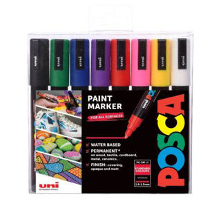 Slika Uni pak marker Posca pc-5m sortirane boje 8/1