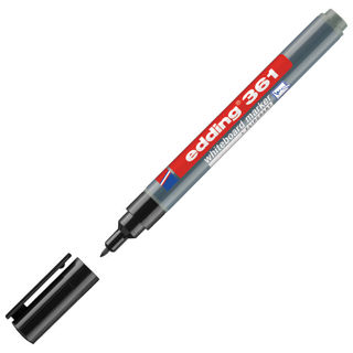 Slika Marker za bijelu ploču 1mm Edding 361 crni