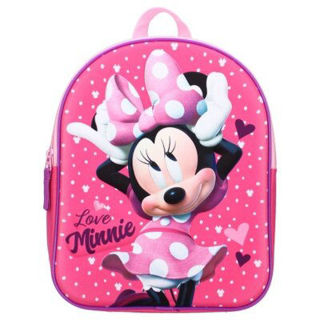 Slika Ruksak Vadobag 3D Minnie Mouse rozi 088-1669