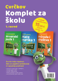 Prikažite detalje za Komplet za školu 1. razred Cvrčak vježbenice Slika Komplet za školu 1. razred Cvrčak vježbenice