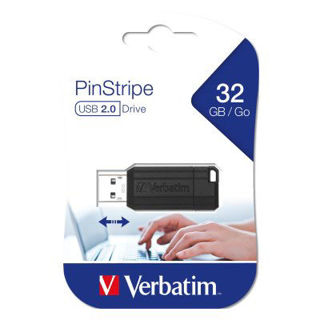 Slika USB stick Verbatim 2.0 #49064 32GB pinstripe black