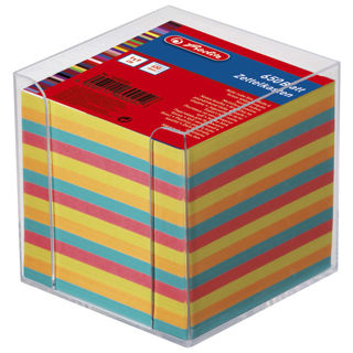 Picture of Blok kocka pvc 9x9x9cm s papirom u boji Herlitz
